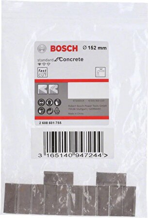 Bosch Sulu Elmas Karot Ucu Segmanı 152mm 1 1/4'' 12'li 2608601755